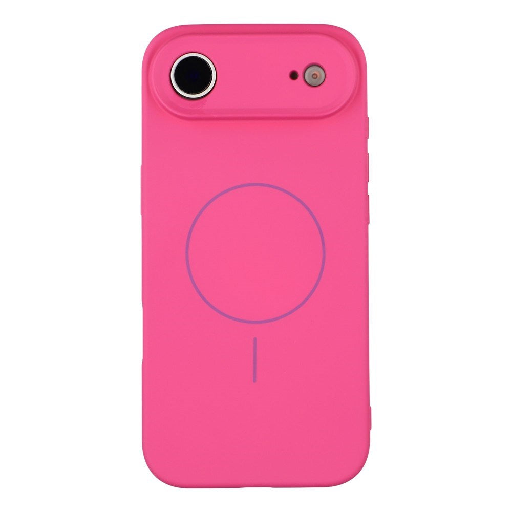 EIDERWOOD iPhone Air Flexible Plastic Case with Lined Inside - MagSafe Compatible - Hot Pink