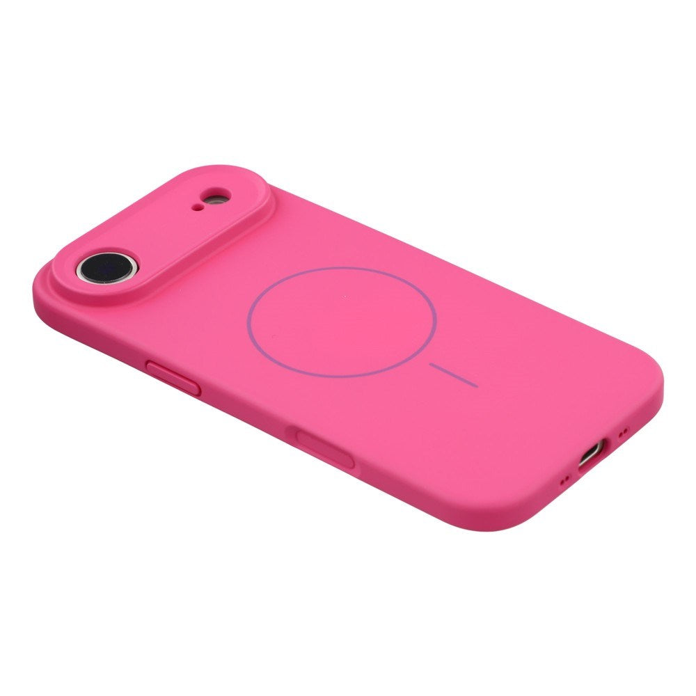 EIDERWOOD iPhone Air Flexible Plastic Case with Lined Inside - MagSafe Compatible - Hot Pink
