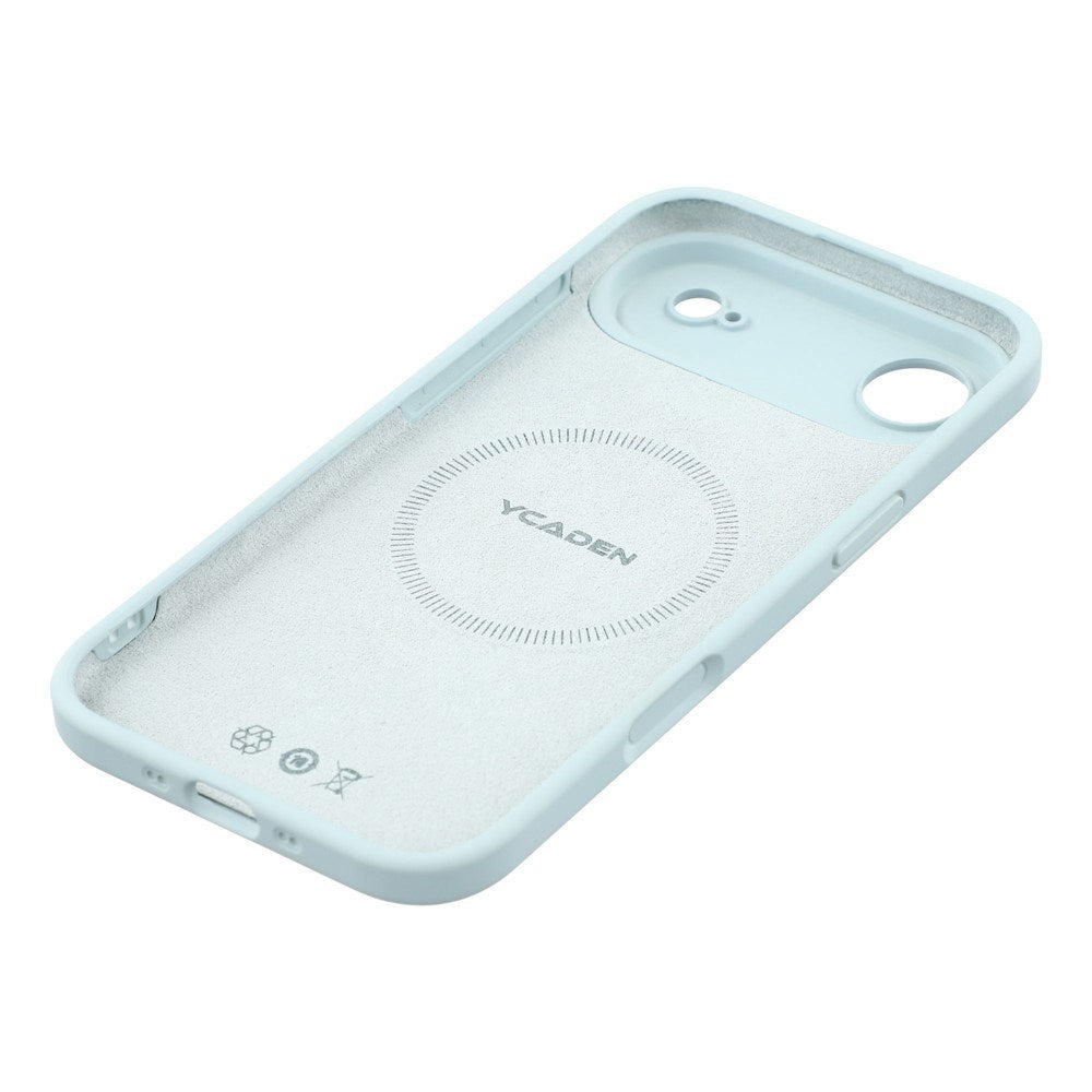 EIDERWOOD iPhone Air Flexible Plastic Case with Lined Inside - MagSafe Compatible - Light Blue