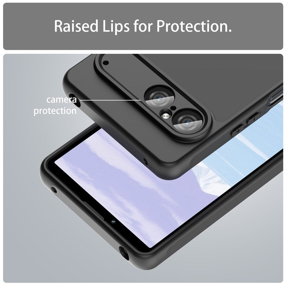 EIDERWOOD Sony Xperia 10 VII Matte Hybrid Case - Black