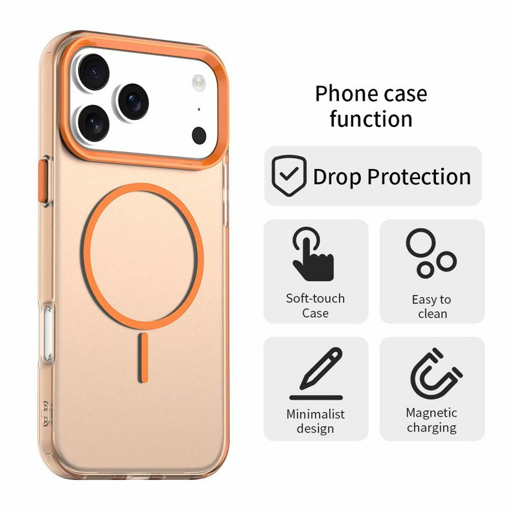 iPhone 18 Pro Max / 17 Pro Max EIDERWOOD Hybrid Plastic Case - MagSafe Compatible - Orange