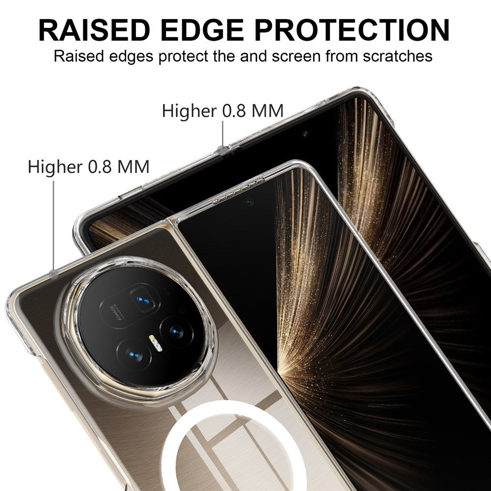 Honor Magic V5 EIDERWOOD Hybrid Plastic Case – MagSafe Compatible – Transparent