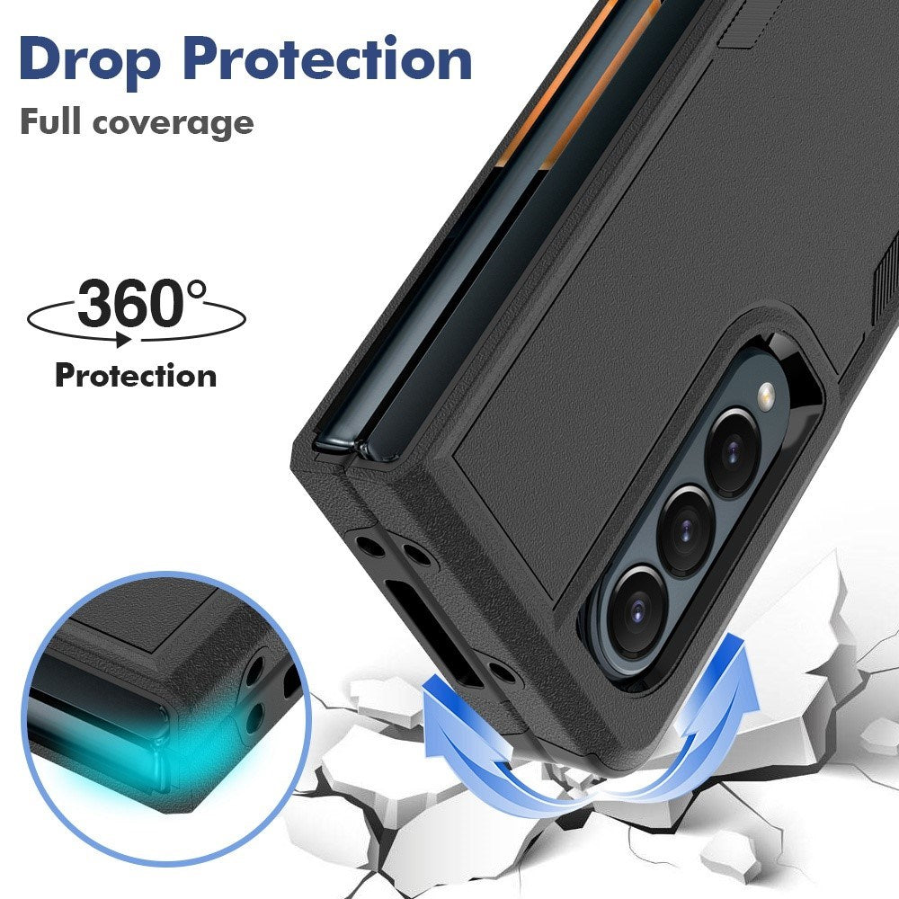 EIDERWOOD Samsung Galaxy Z Fold4 (5G) Hybrid Tough Case - Black