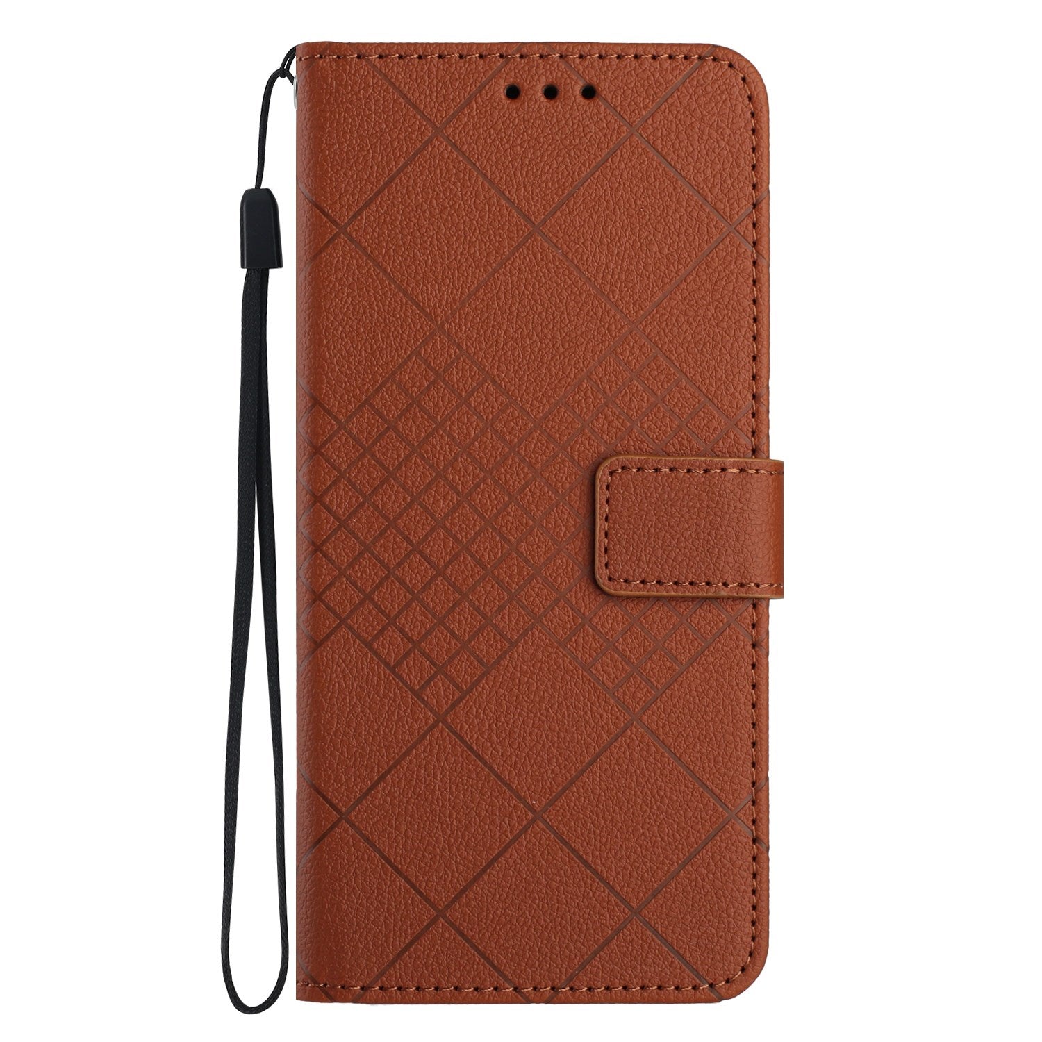 EIDERWOOD OnePlus 15 Faux Leather Flip Case with Imprint - Brown