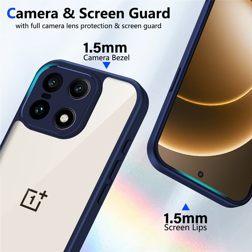 EIDERWOOD OnePlus 15 Flexible Plastic Case - Transparent/Blue