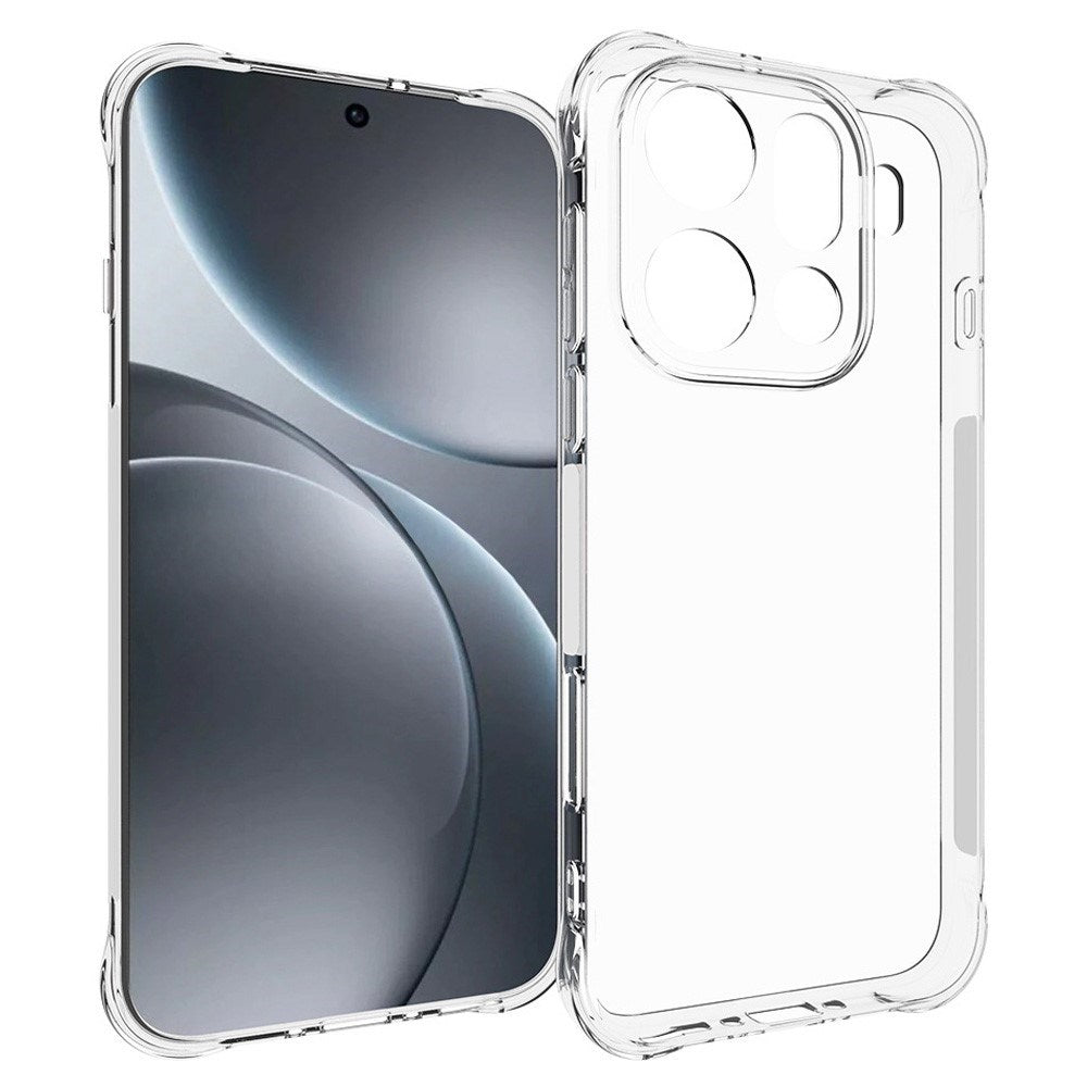 EIDERWOOD Oppo Find X9 Pro Flexible Plastic Case with Shock Absorbing Corners - Transparent