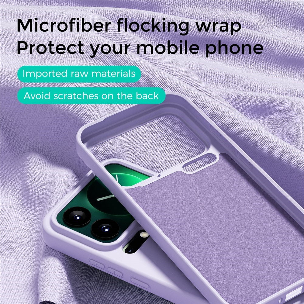 Xiaomi 17 Pro Silicone Case - MagSafe Compatible - Purple