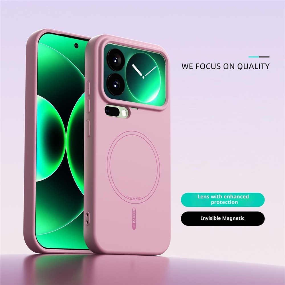 Xiaomi 17 Pro Silicone Case - MagSafe Compatible - Pink