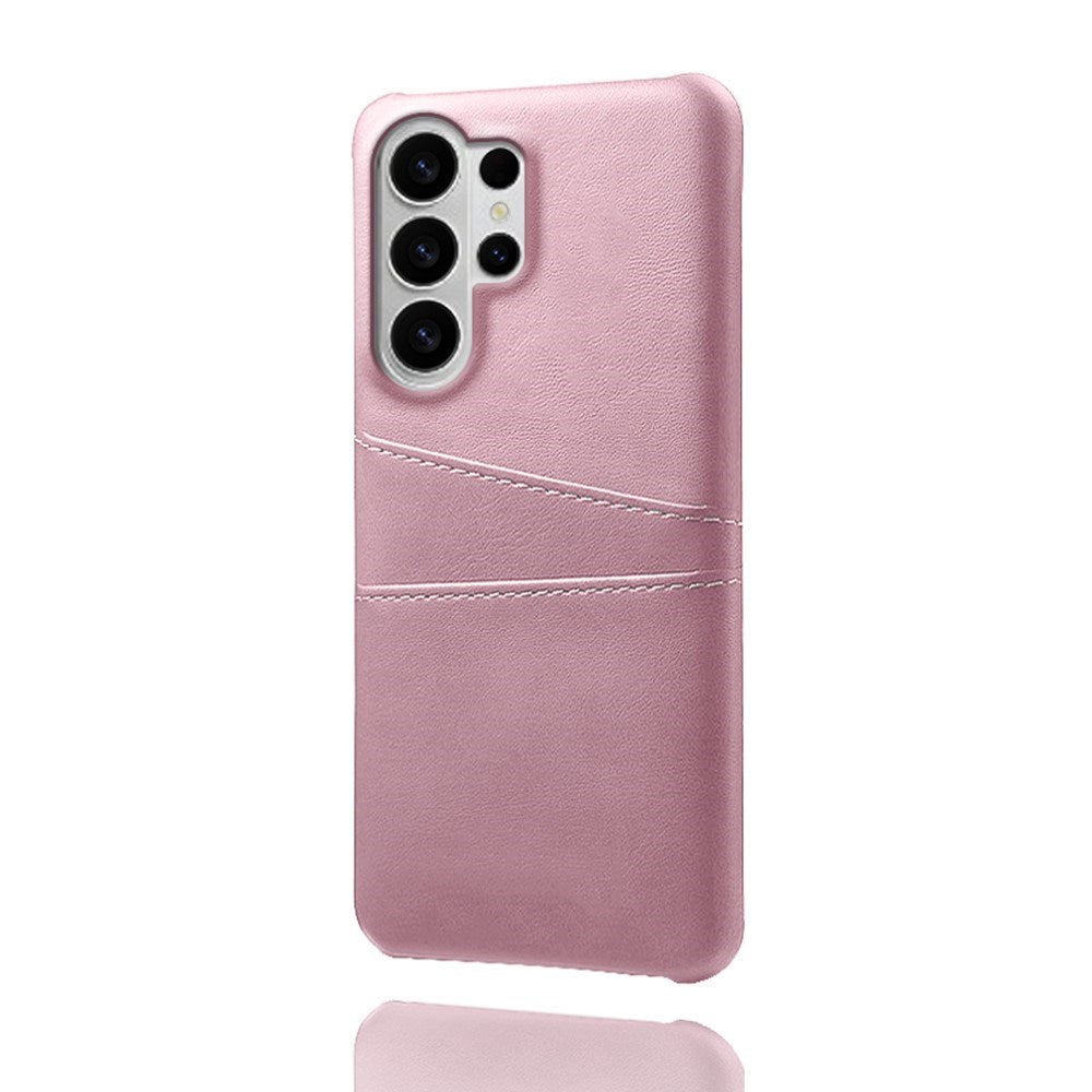 Samsung Galaxy S26 Ultra EIDERWOOD Faux Leather Case with Card Holder - Pink
