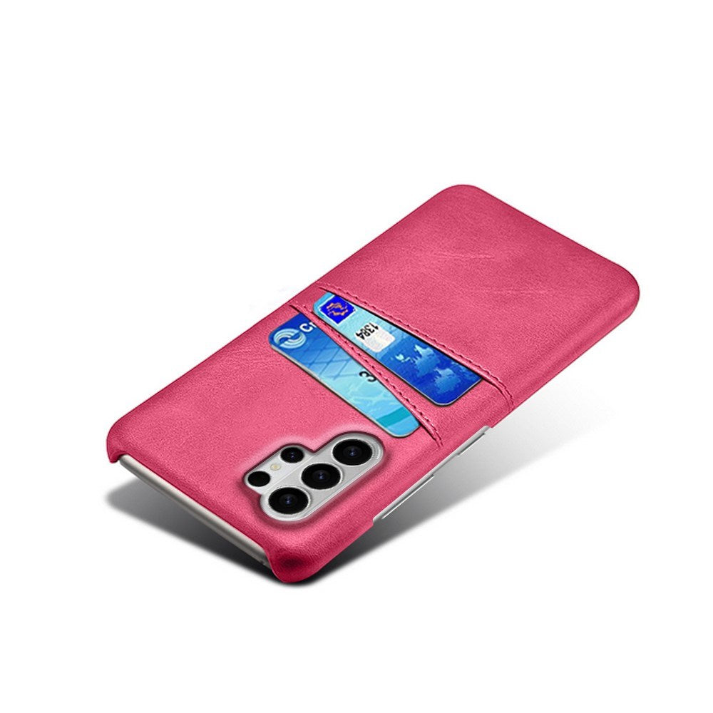 Samsung Galaxy S26 Ultra EIDERWOOD Faux Leather Case with Card Holder - Pink