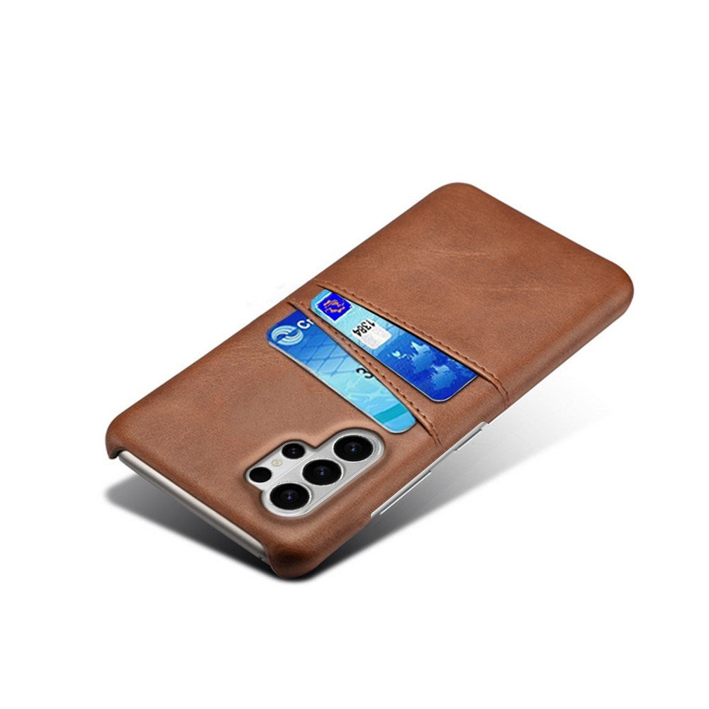Samsung Galaxy S26 Ultra EIDERWOOD Faux Leather Case with Card Holder - Brown