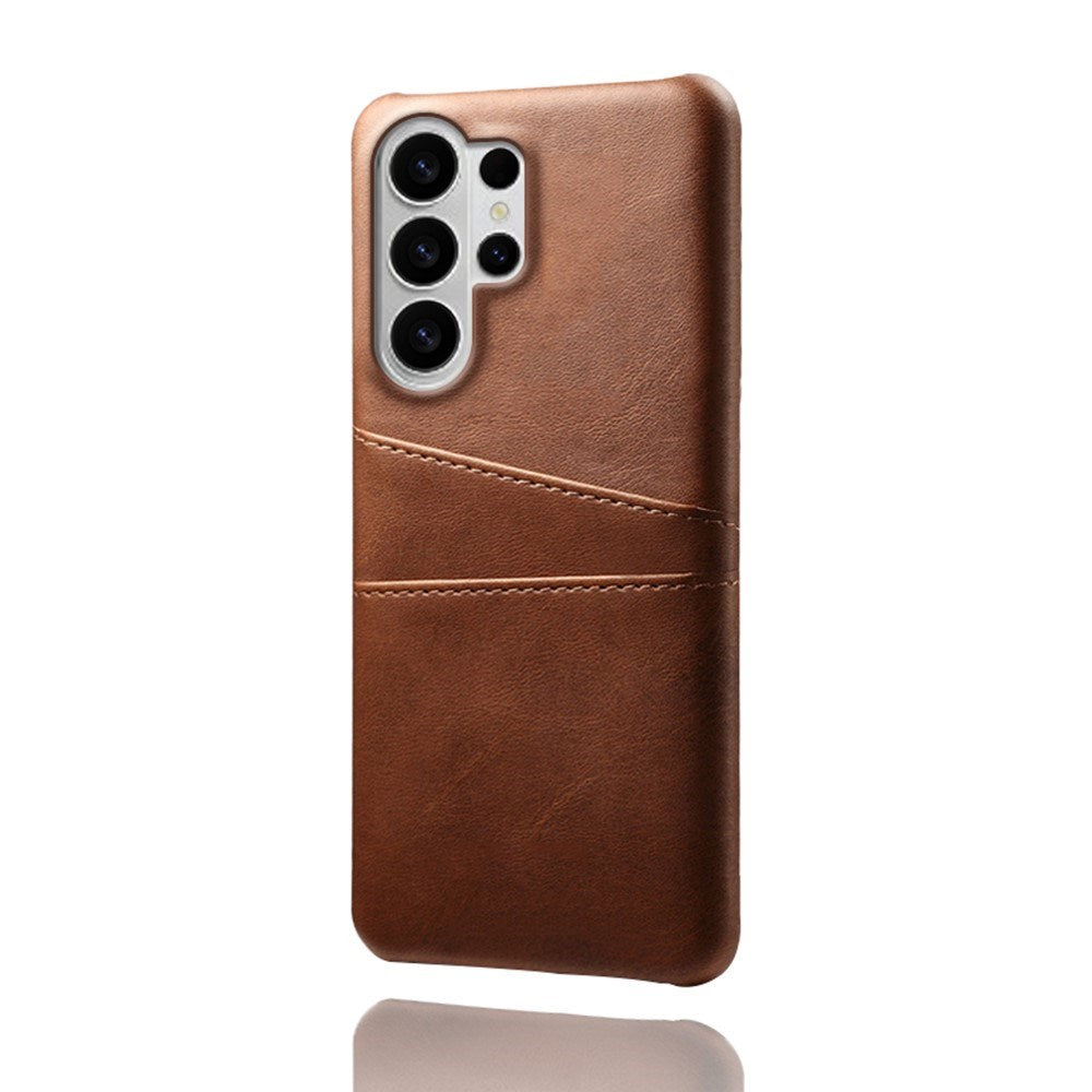 Samsung Galaxy S26 Ultra EIDERWOOD Faux Leather Case with Card Holder - Brown