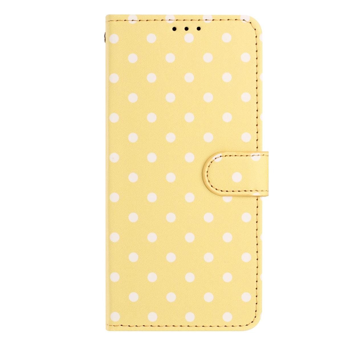EIDERWOOD Xiaomi 17 Pro Max Faux Leather Flip Case w. Polka Design - Yellow