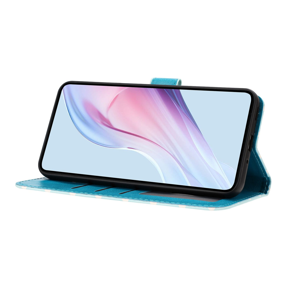 EIDERWOOD Xiaomi 17 Pro Faux Leather Flip Case w. Polka Design - Blue