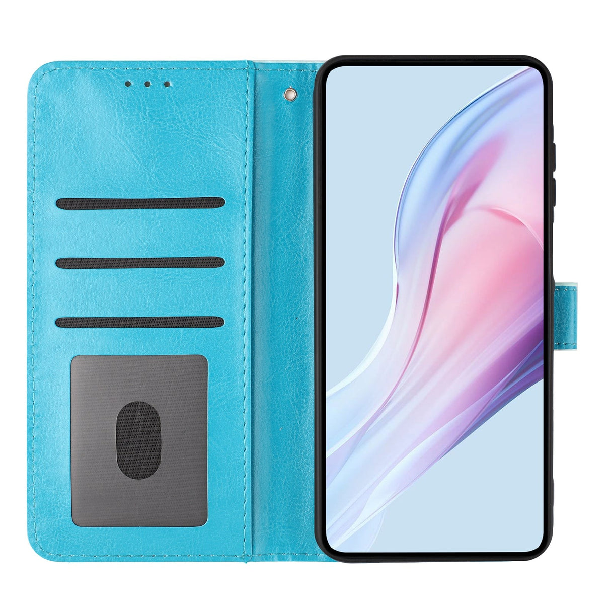 EIDERWOOD Xiaomi 17 Pro Faux Leather Flip Case w. Polka Design - Blue