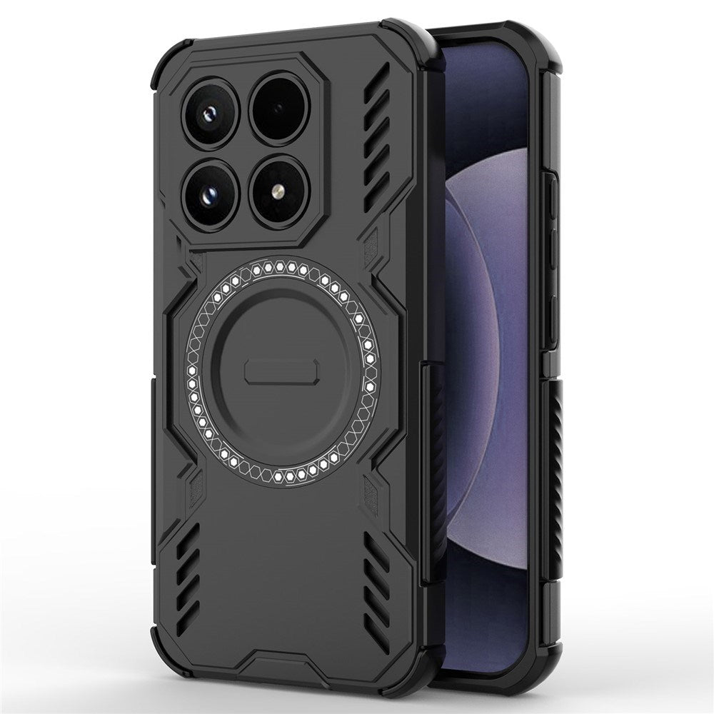 Xiaomi 17 EIDERWOOD Tough Hybrid Case w. Heat Dissipation - Black