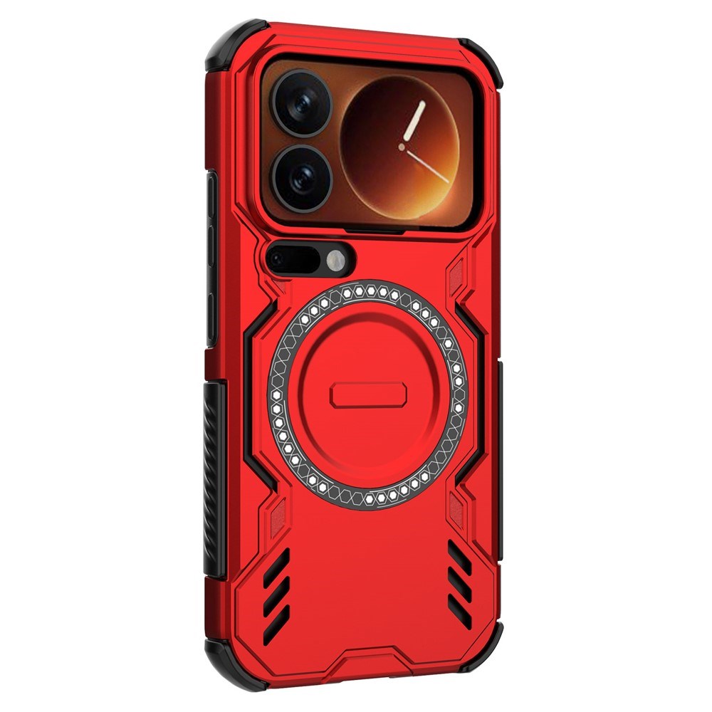Xiaomi 17 Pro EIDERWOOD Tough Hybrid Case w. Heat Dissipation - Red