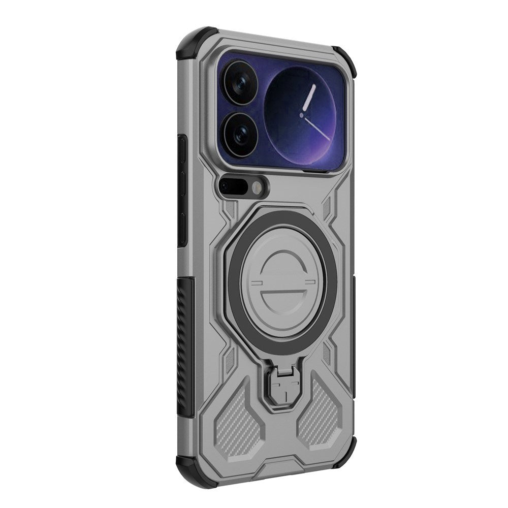 Xiaomi 17 Pro Max EIDERWOOD Tough Case with Magnetic Kickstand - Grey