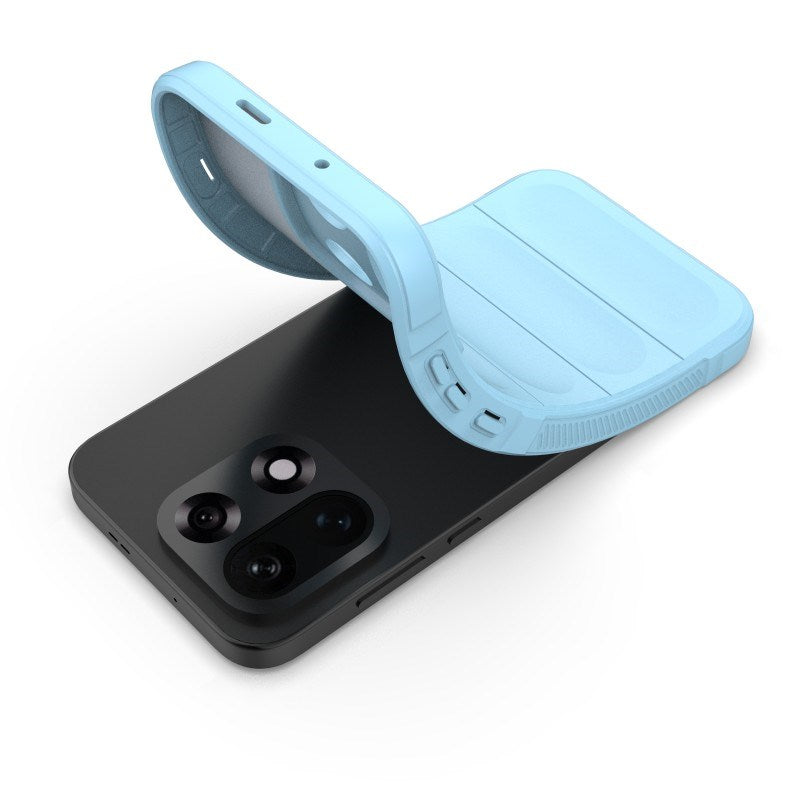 EIDERWOOD OnePlus 15 Tough Case + Tempered Glass Screen Protector - Light Blue