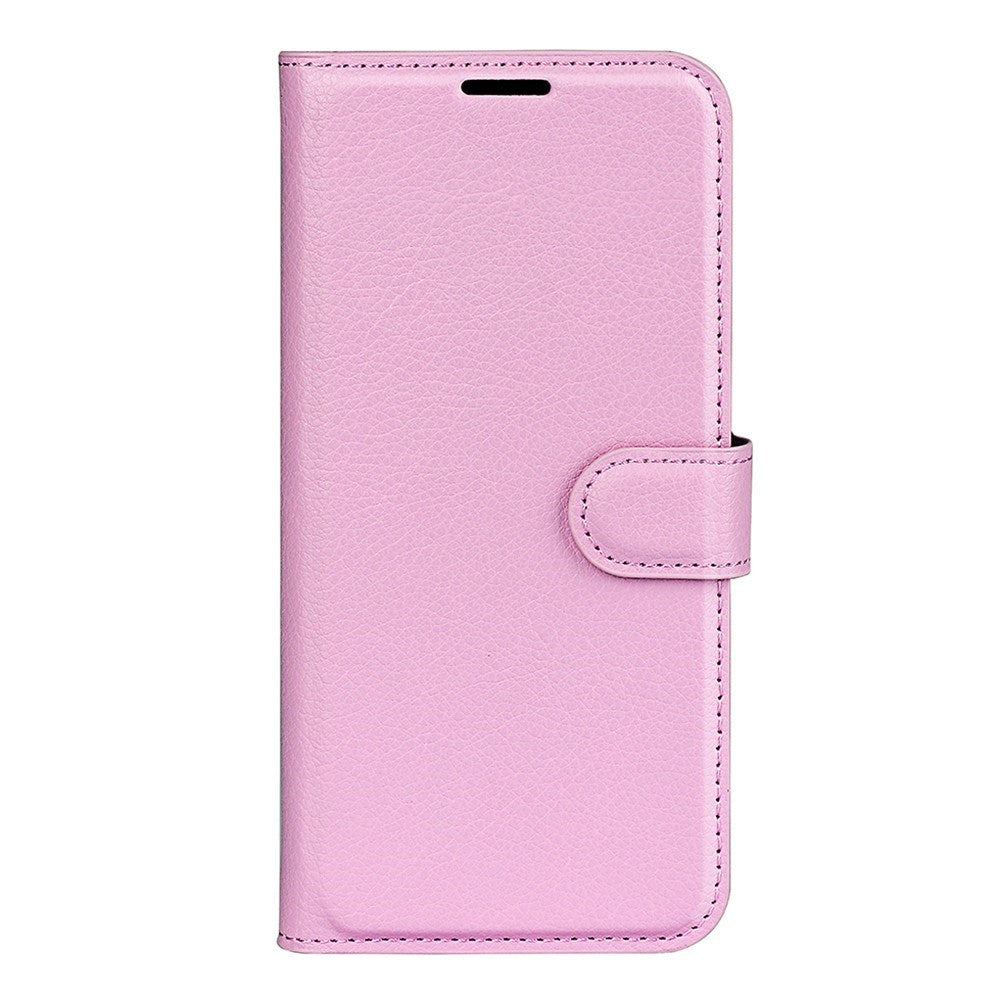 Xiaomi 17 EIDERWOOD Litchi Texture Leather Flip Case w. Wallet - Pink