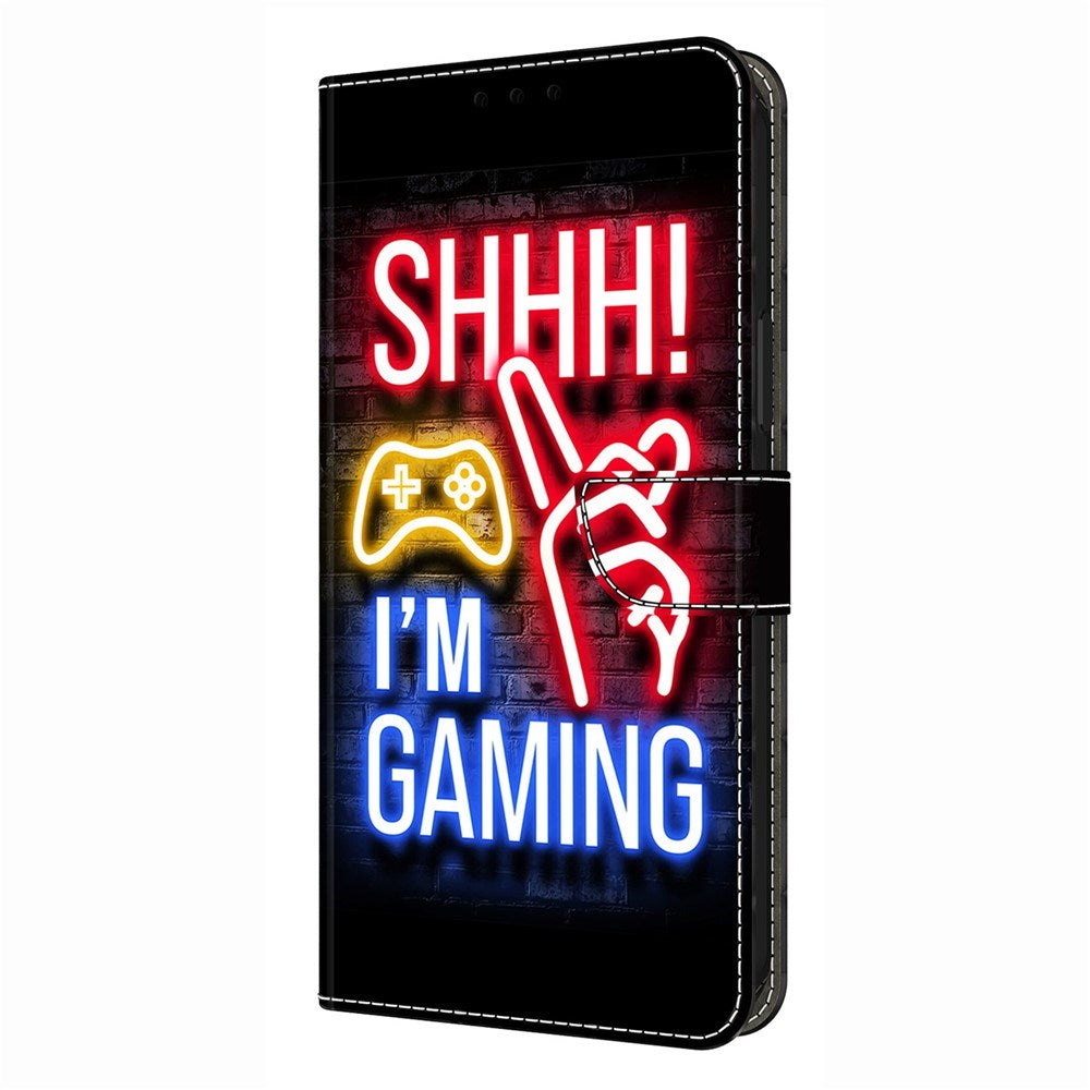 Samsung Galaxy S26+ (Plus) EIDERWOOD Faux Leather Flip Case with Print - Neon