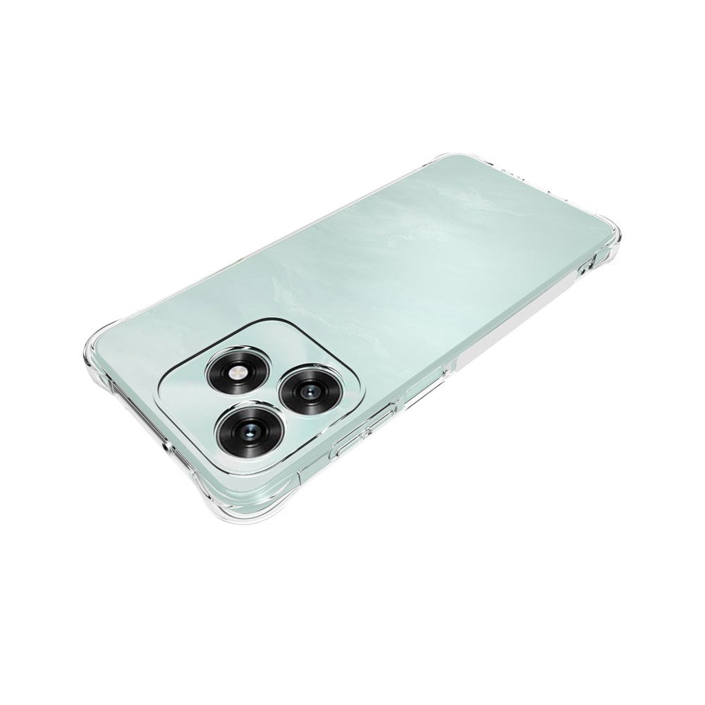 Honor X5c Plus Plastic Case with Shock Absorbing Corners - Transparent