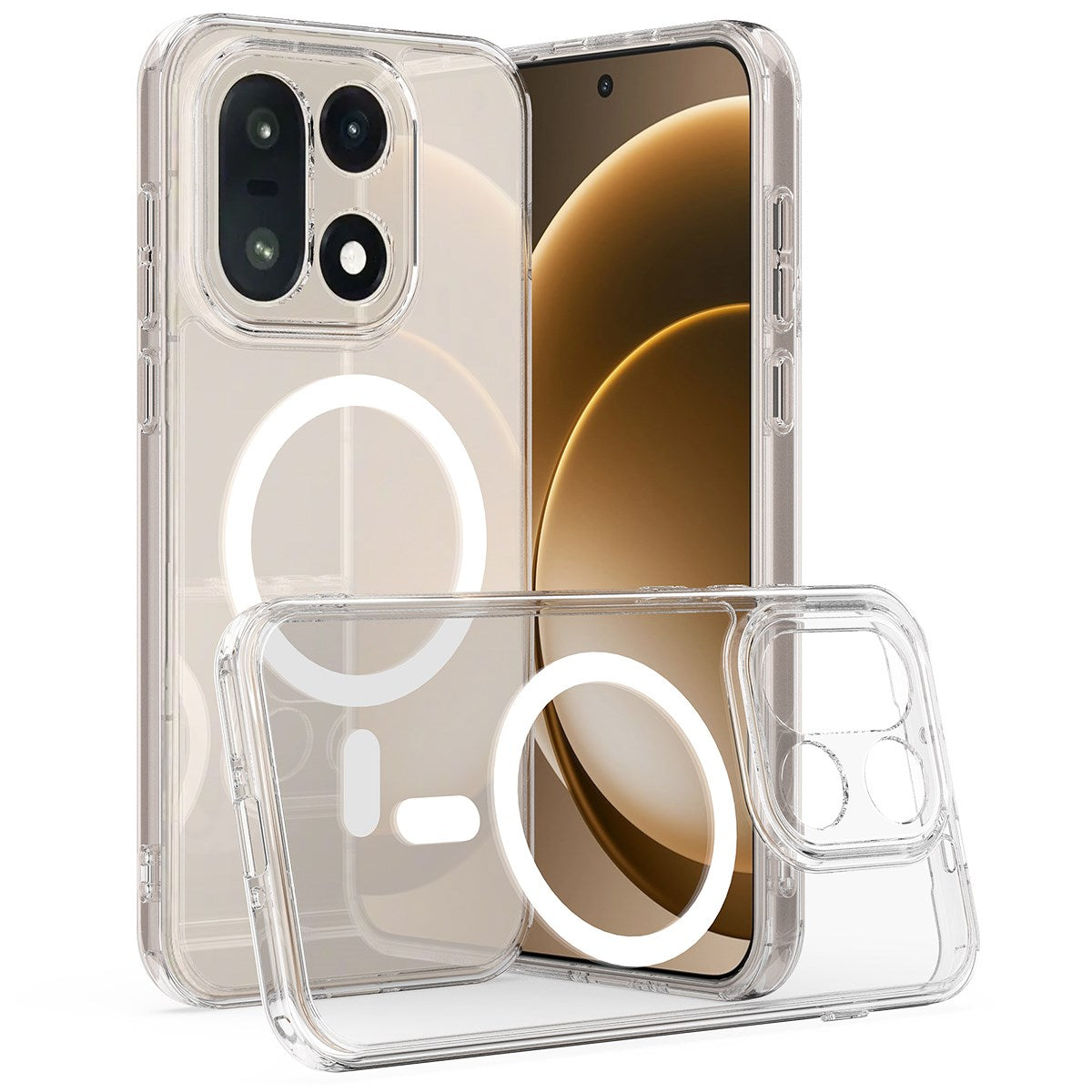 OnePlus 15 EIDERWOOD Hybrid Plastic Case - MagSafe Compatible - Transparent
