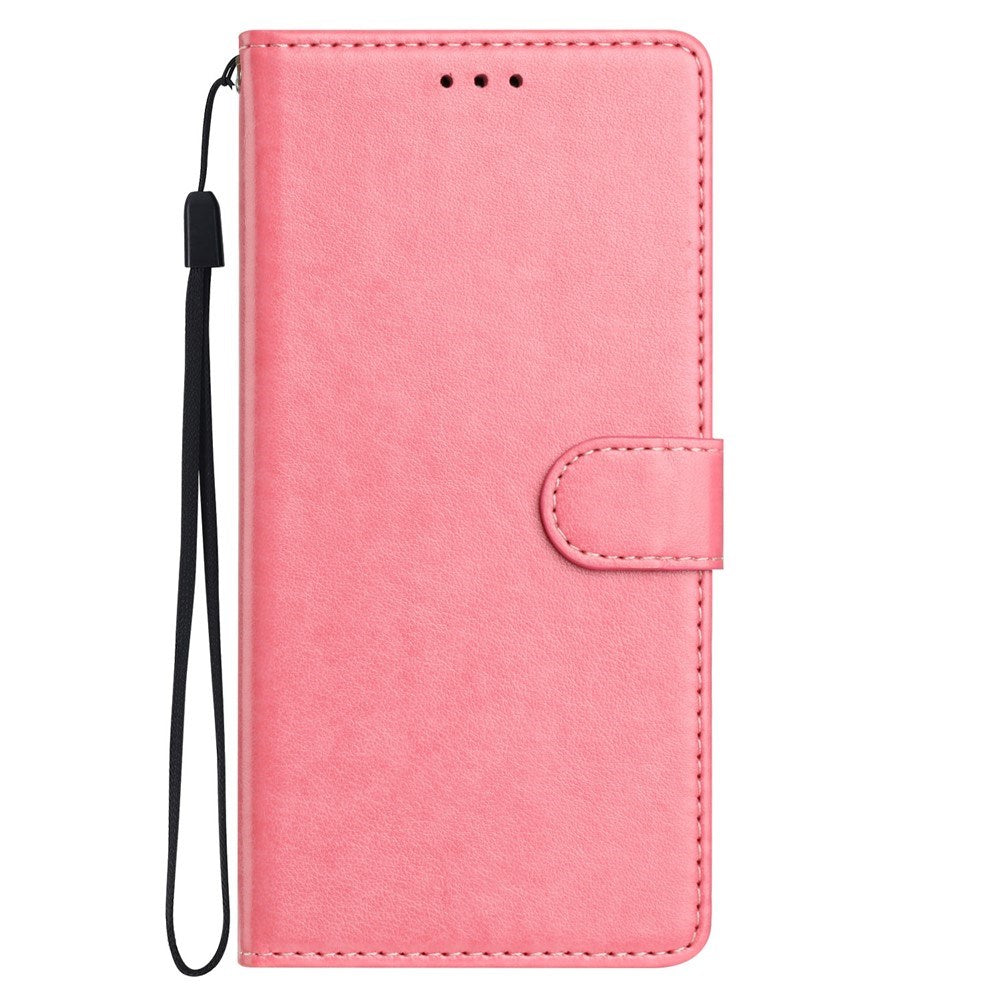 Samsung Galaxy A27 EIDERWOOD Faux Leather Flip Case with Strap - Pink