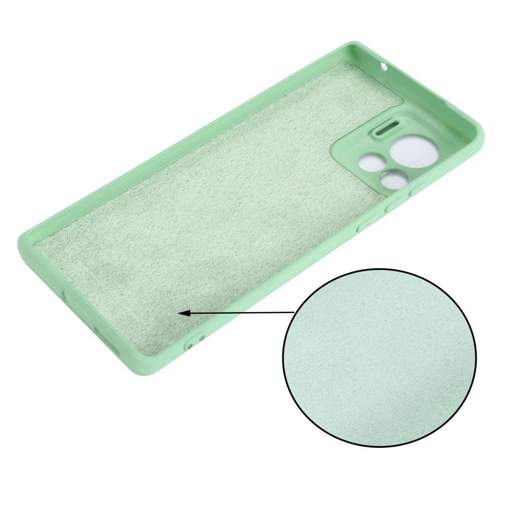 EIDERWOOD Motorola Edge 30 Ultra Liquid Silicone Case w. Strap - Green