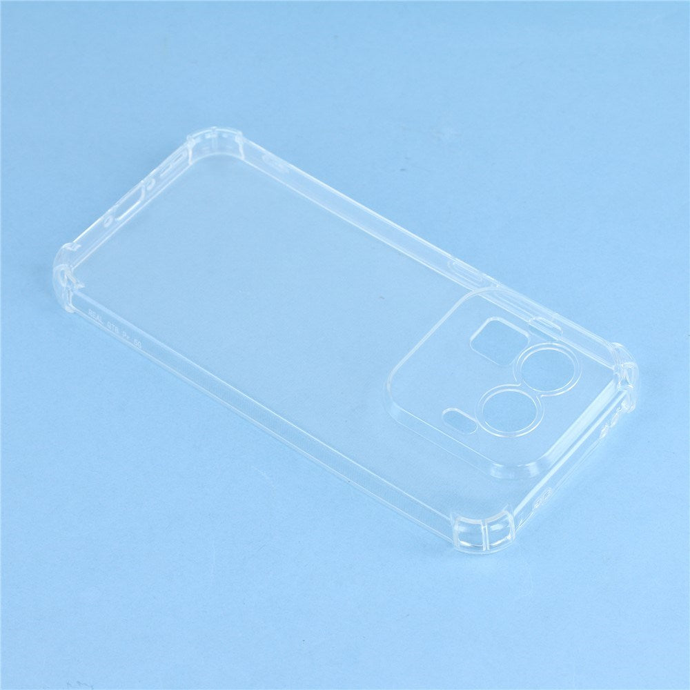 Realme GT 8 Pro EIDERWOOD Flexible Plastic Case with Shock-Absorbing Corners - Transparent