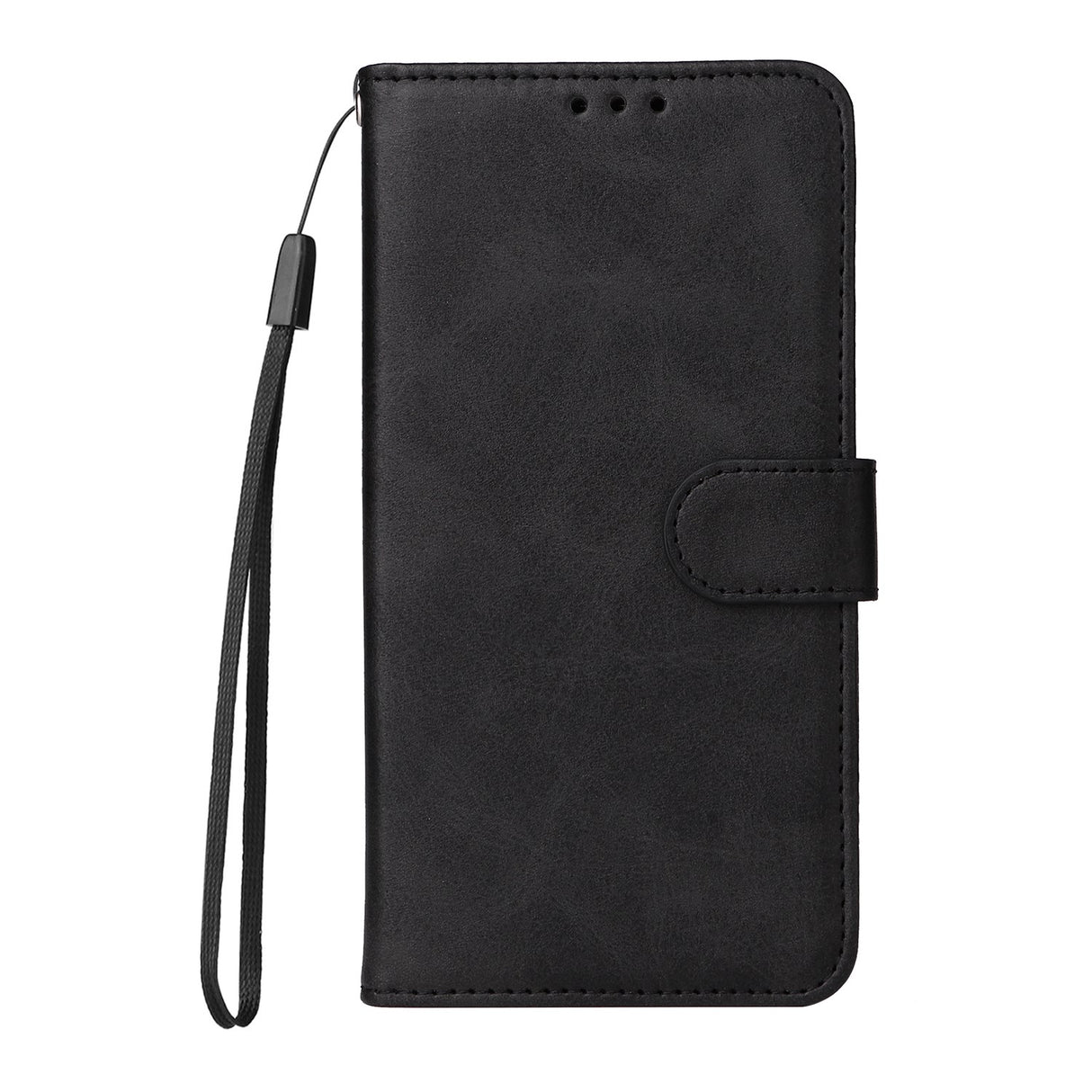 EIDERWOOD OnePlus 15R Faux Leather Flip Case with Strap - Black