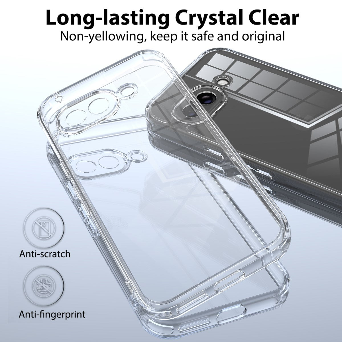 Google Pixel 10a EIDERWOOD Hybrid Case - Transparent