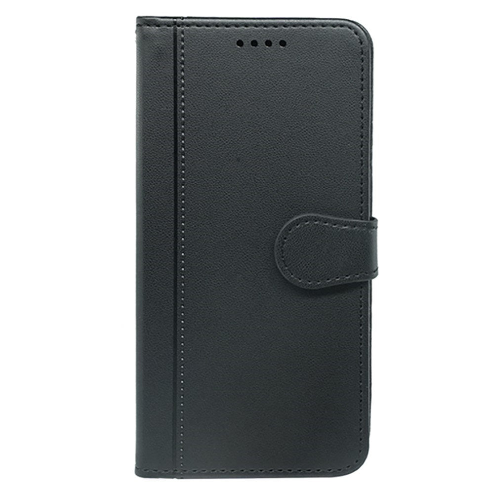 Google Pixel 10a EIDERWOOD Faux Leather Flip Case with Card Holder & Stand Function – Black