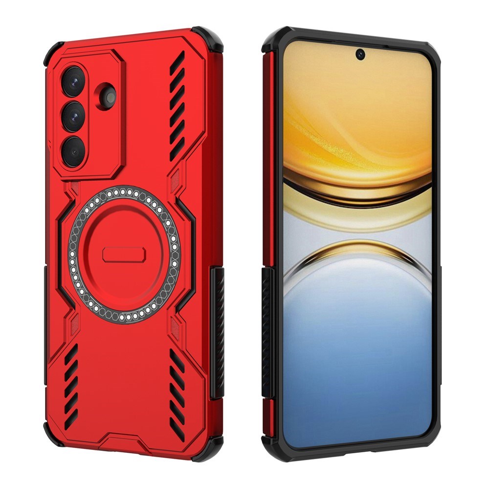 EIDERWOOD Samsung Galaxy A57 Craftsman Case with Heat Dissipation - MagSafe Compatible - Red