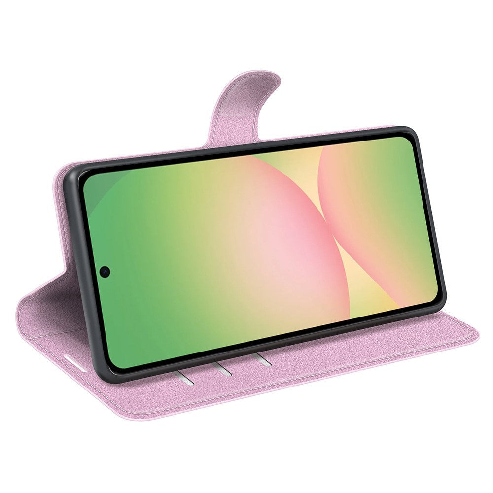 EIDERWOOD Samsung Galaxy A57 Faux Leather Flip Case with Cardholder & Stand Function - Pink