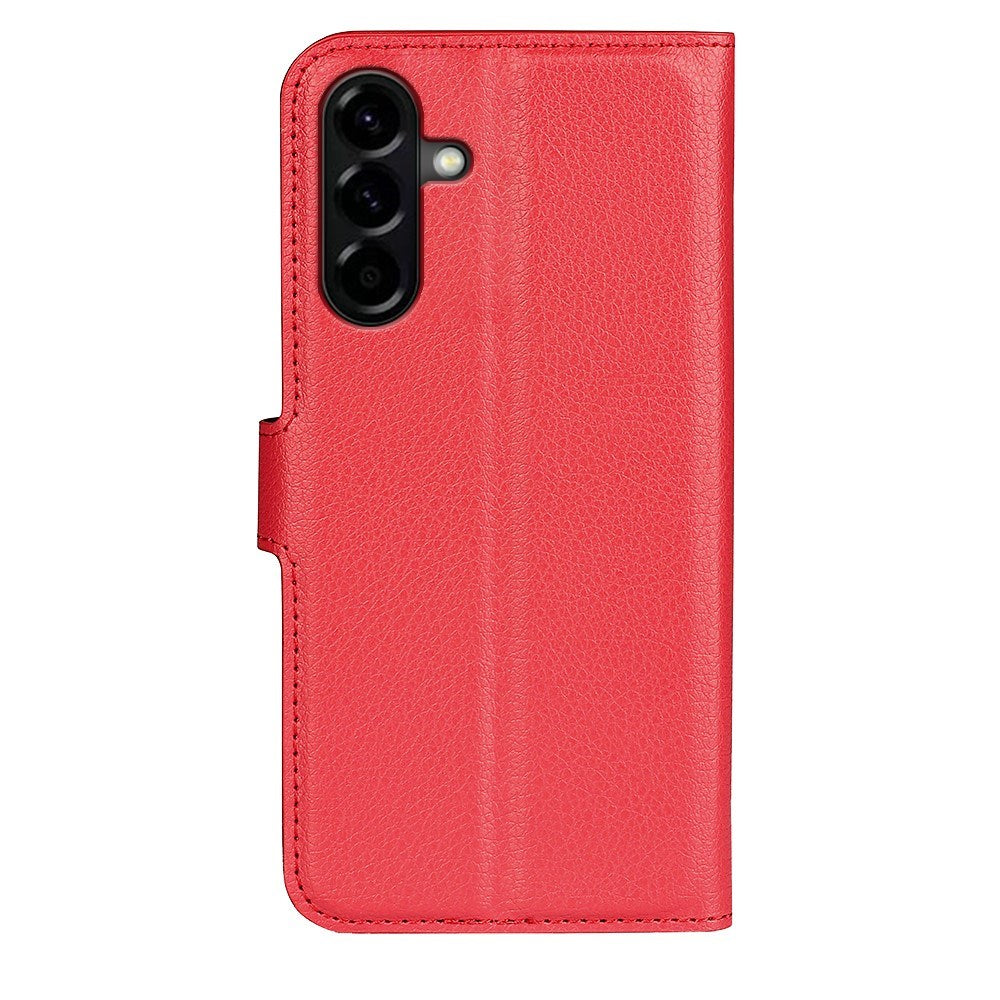EIDERWOOD Samsung Galaxy A57 Faux Leather Flip Case with Cardholder & Stand Function - Red