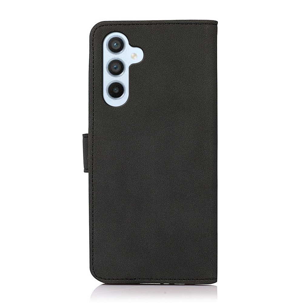 Samsung Galaxy A57 Faux Leather Flip Case with Card Holder - Black