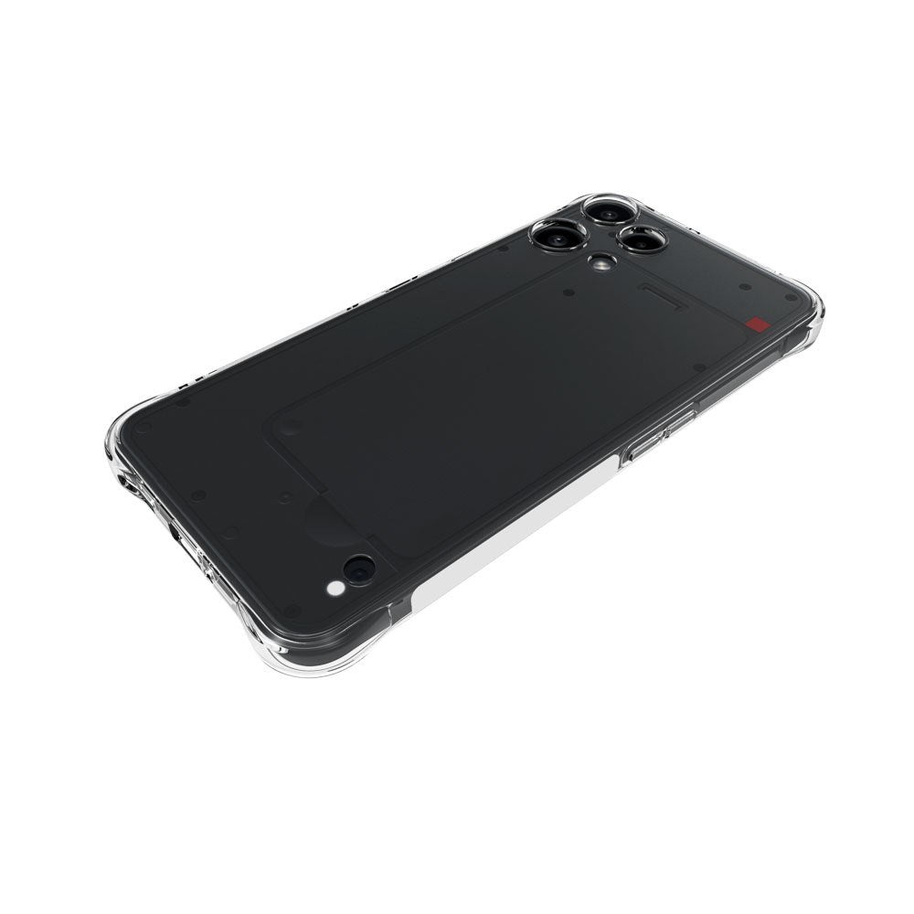 Nothing Phone (3a) Lite EIDERWOOD Flexible Plastic Case with Shock Absorbing Corners - Transparent