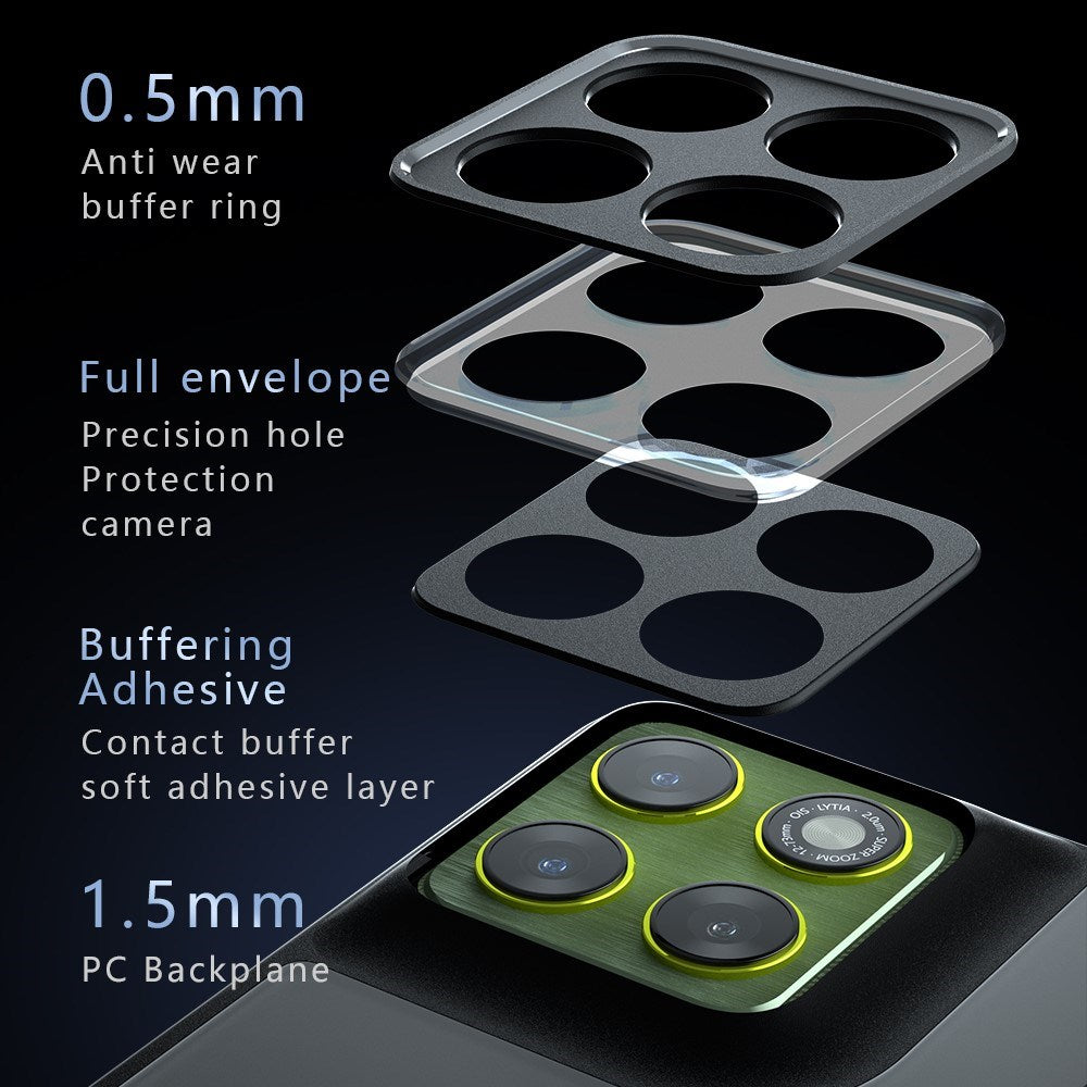 Motorola Edge 70 Max EIDERWOOD Shock Absorbing Hybrid Case - MagSafe Compatible - Transparent / Black