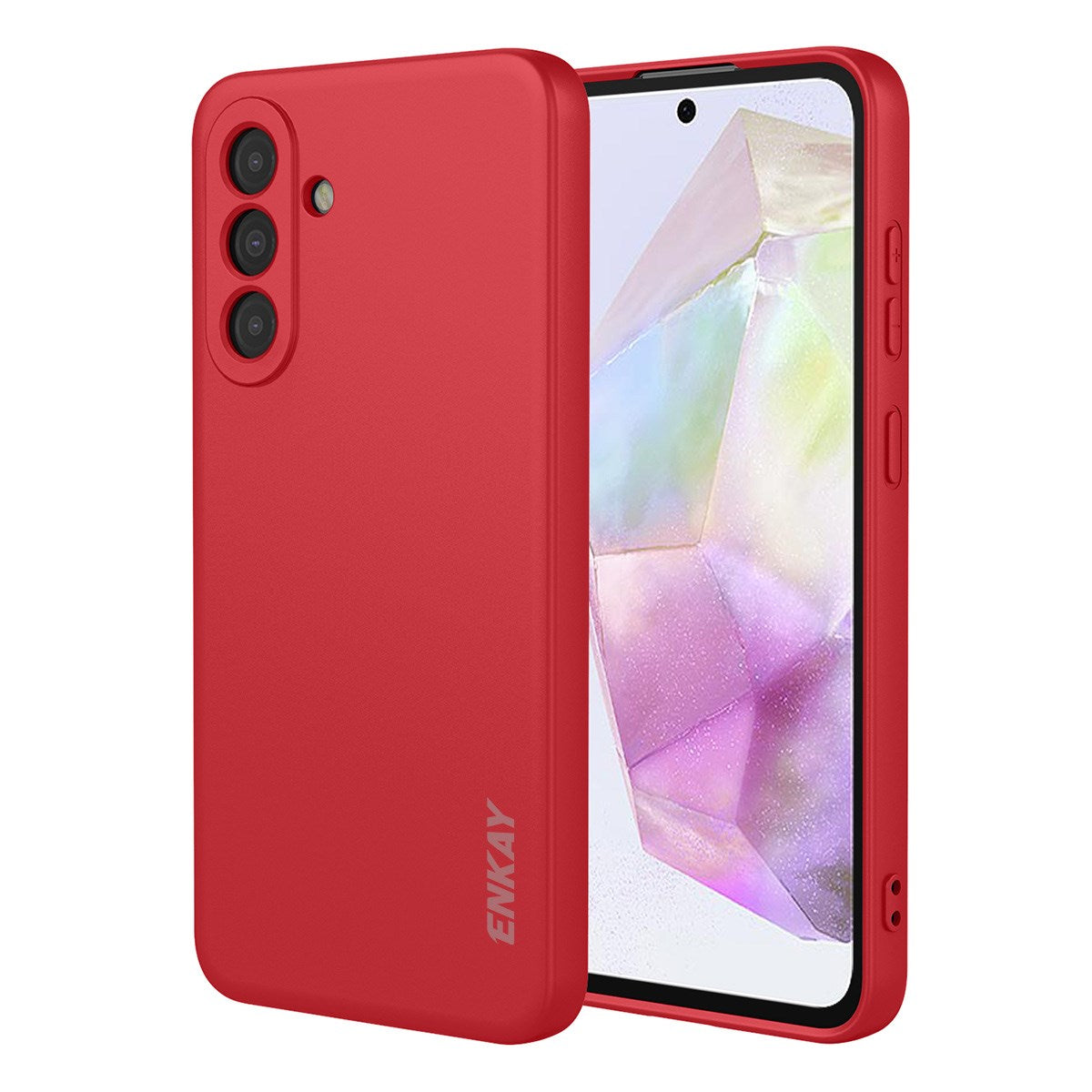 Samsung Galaxy A37 ENKAY Silicone Case - Red