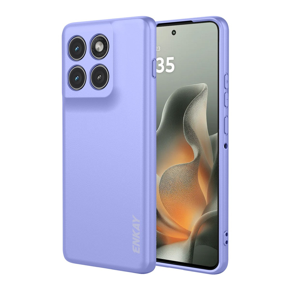 Motorola Edge 70 ENKAY Silicone Case - Purple