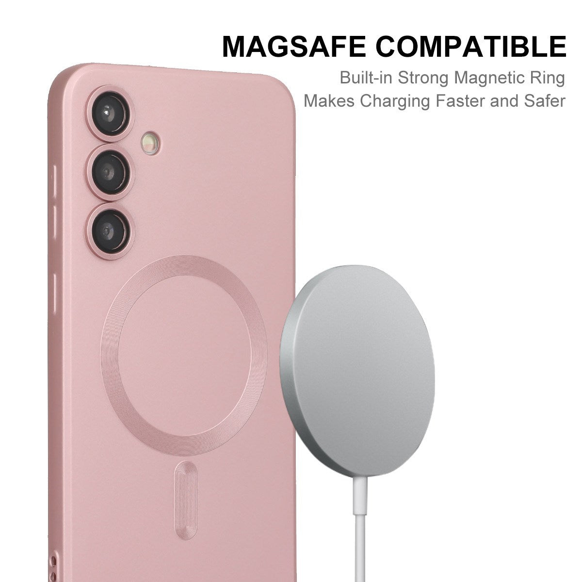 Samsung Galaxy A57 ENKAY Flexible Plastic Case - MagSafe Compatible - Purple