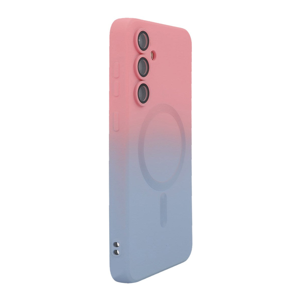 Samsung Galaxy A57 ENKAY Gradient Silicone Case - Pink / Blue
