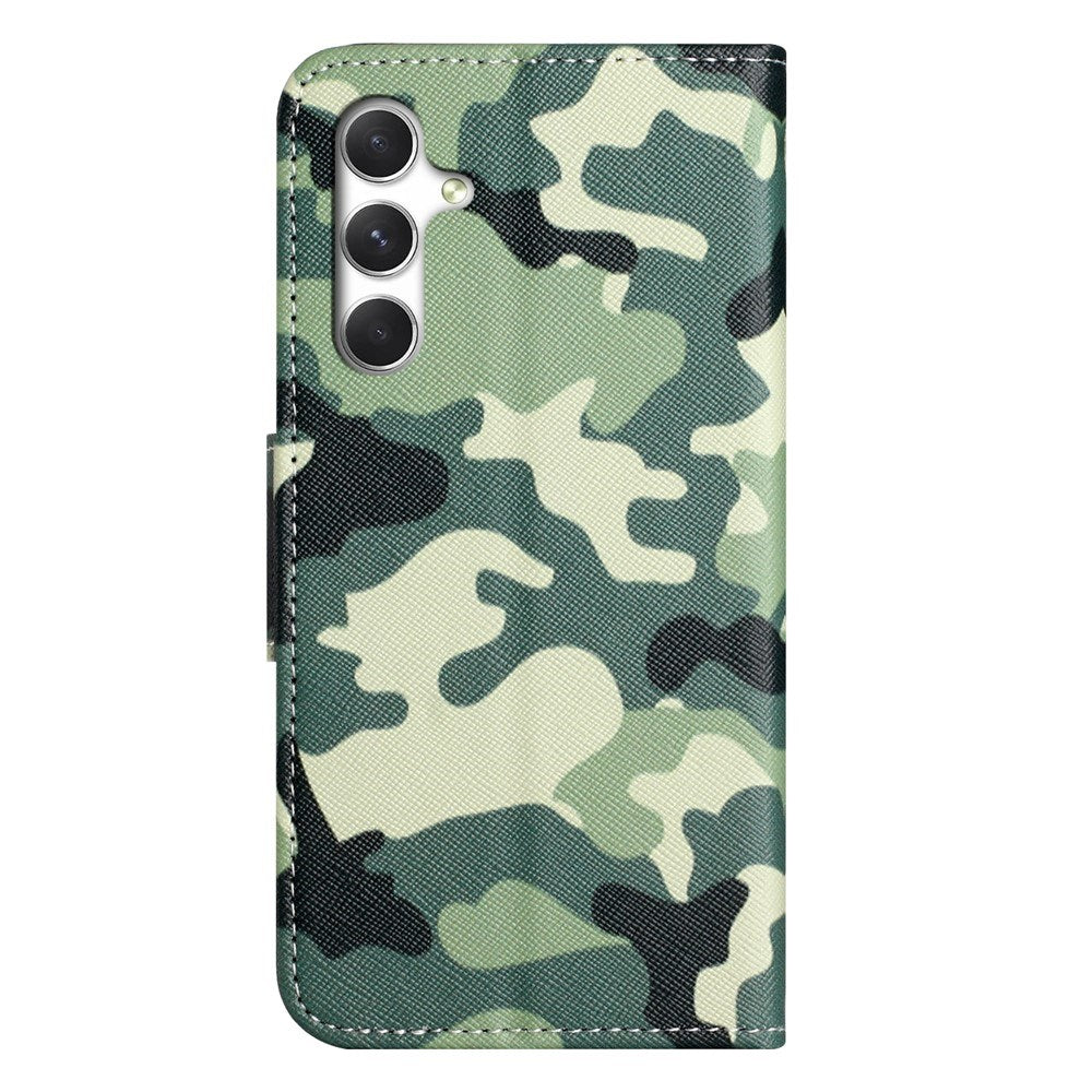 Samsung Galaxy S26+ (Plus) EIDERWOOD Faux Leather Flip Case with Pattern - Camouflage