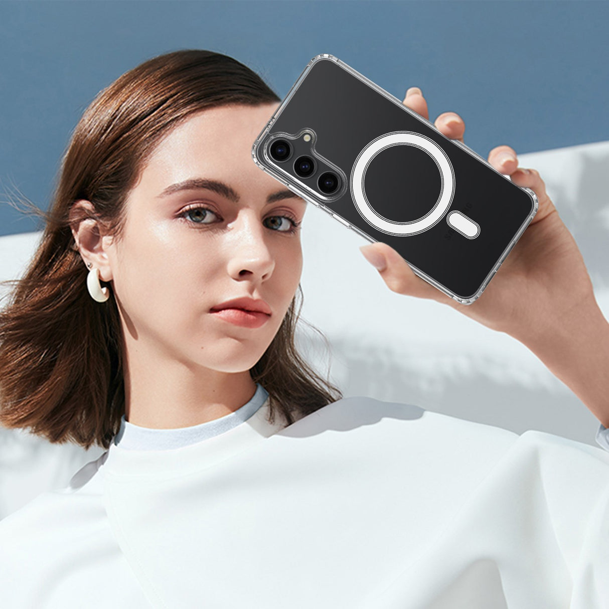 Samsung Galaxy A37 EIDERWOOD Hybrid Case - MagSafe Compatible - Transparent