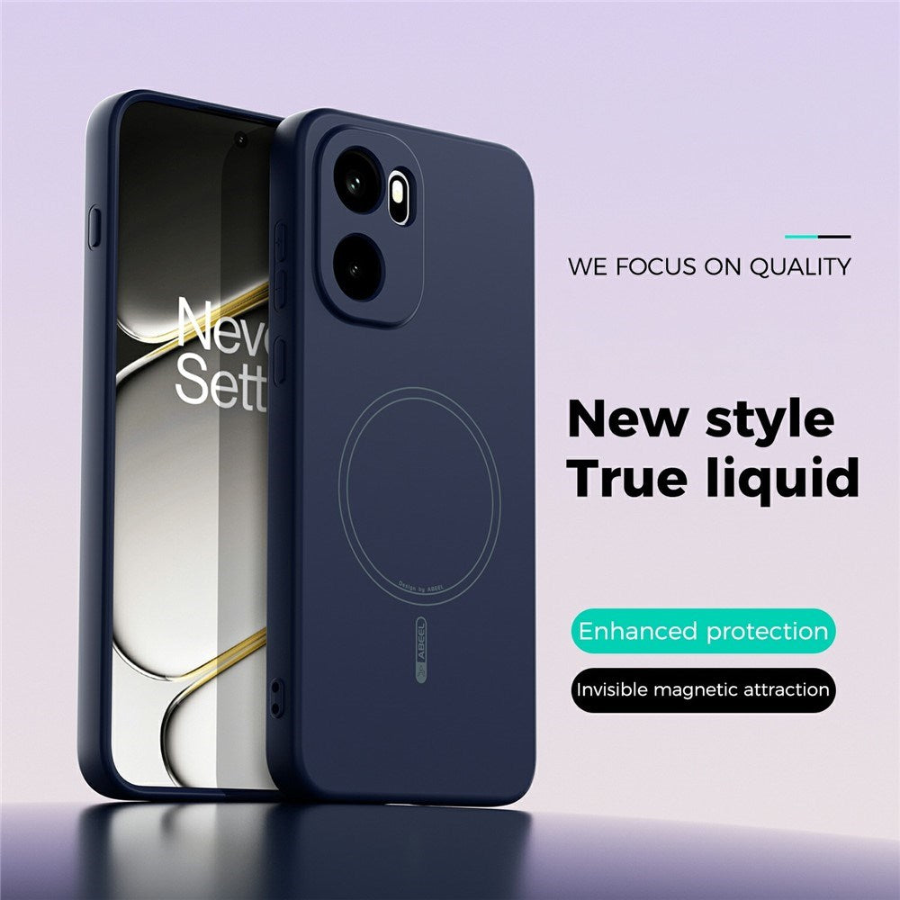 OnePlus 15R EIDERWOOD Silicone Case - MagSafe Compatible - Dark Blue