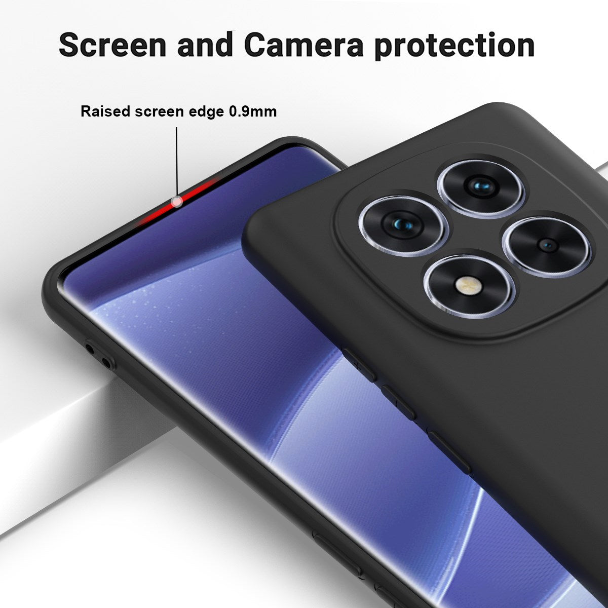 Xiaomi Redmi Note 15 Pro (5G) EIDERWOOD Silicone Case with Strap - Black