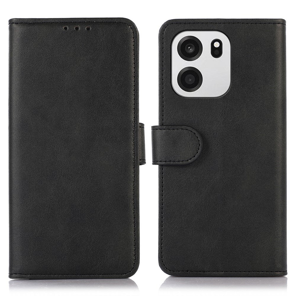 OnePlus Nord CE6 / Nord 6 EIDERWOOD Artificial Leather Flip Case with Card Holder and Stand Function - Black