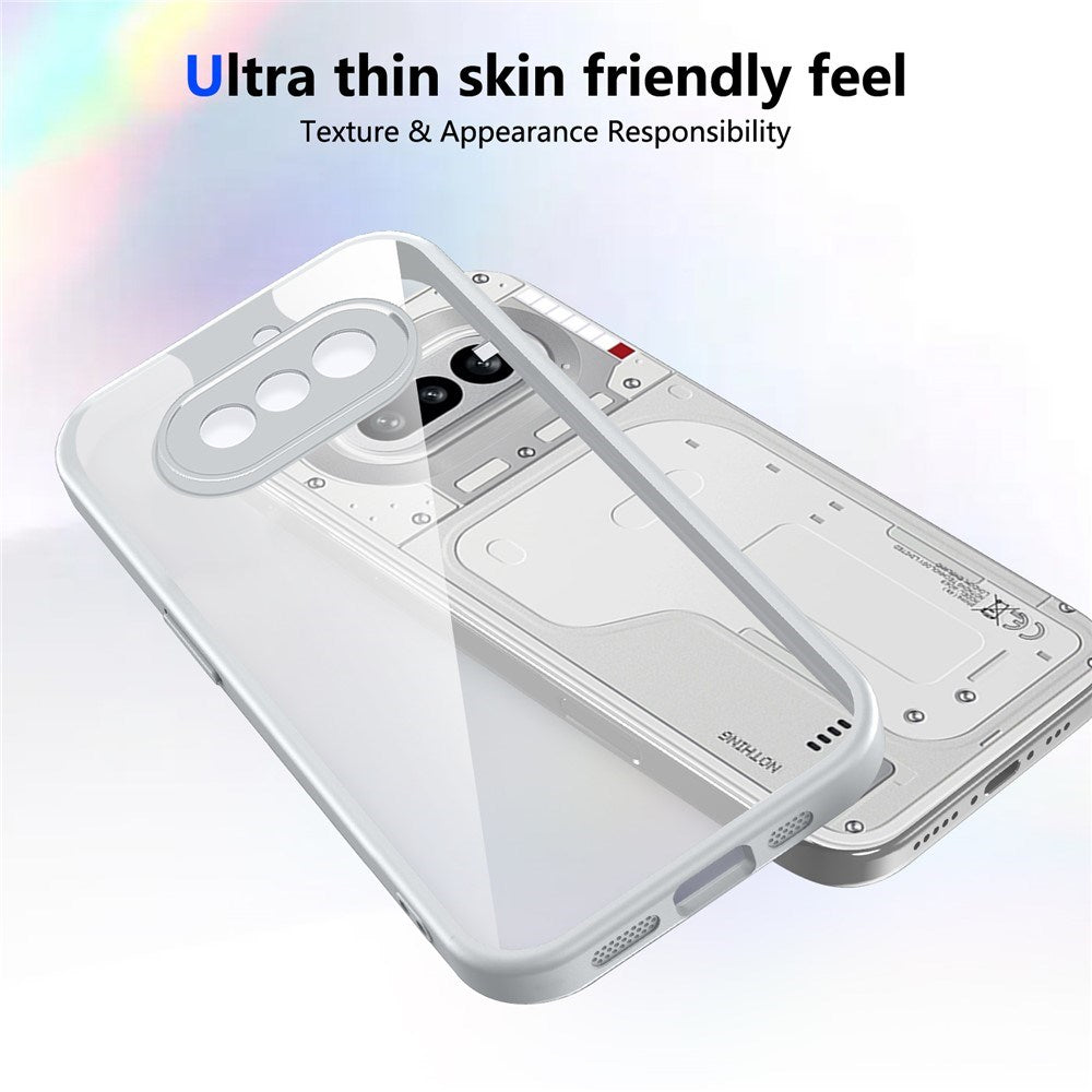 Nothing Phone (4a) Hybrid Mobile Case - Transparent / Grey
