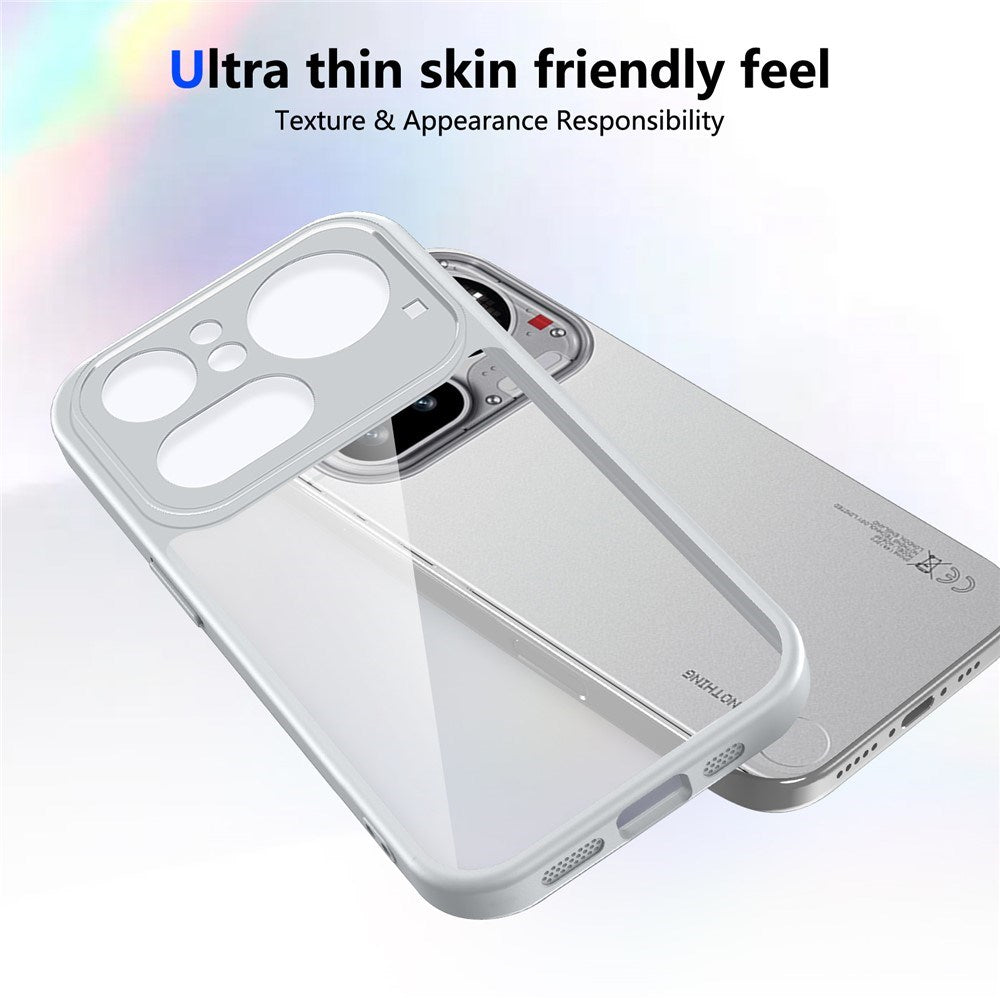 Nothing Phone (4a) Pro Hybrid Mobile Case - Transparent / Grey